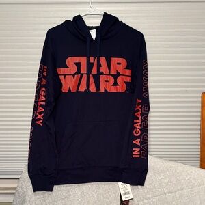 Disney Star Wars Navy Lightweight Hoodie NWT